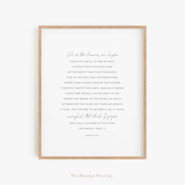 Isaiah 55 - Etsy