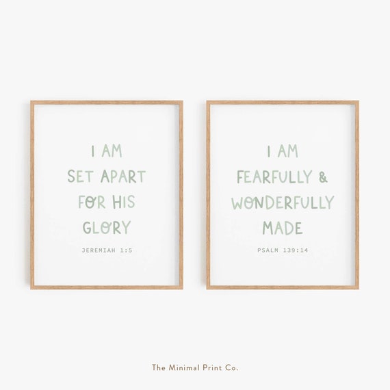 Nursery bible hotsell verse wall art