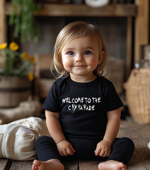 Body per neonati Cry Parade: regalo per fan del punk rock