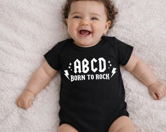 Body para bebé Born To Rock - Alt Baby Clothes