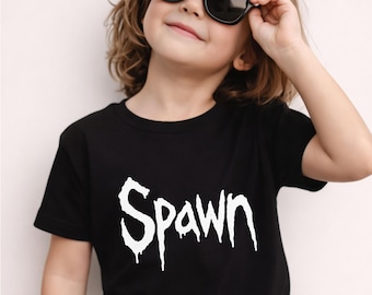 Camiseta infantil de Spawn - Camiseta gótica emo para niños