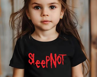 Regalo para niños Sleepnot: camiseta SleepNot para niños pequeños