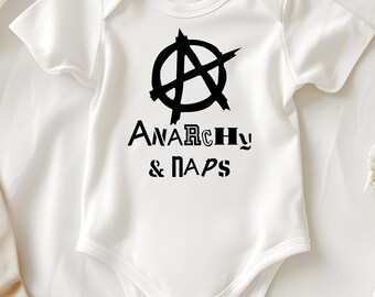 Body Bébé Anarchie Punk Rock - Motif Sex Pistols, Unisexe, Coton, Neuf Sans étiquettes