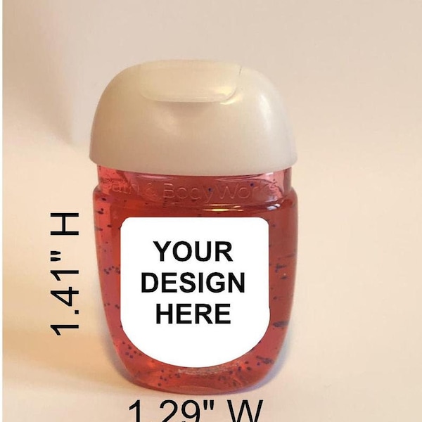 Custom Personalized Mini Sanitizer Labels-  Stickers for Your Special Day, Sanitizer Bottle Labels, Bath and Body and Purell Style Stickers