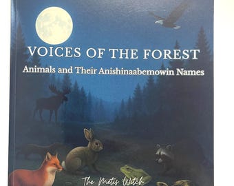 Anishinaabemowin Animal Names Book: Indigenous Learning, Métis Witch