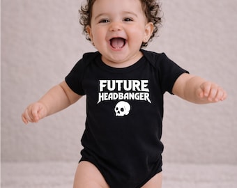 Body de bebé Future HeadBanger: Regalo para fans del metal