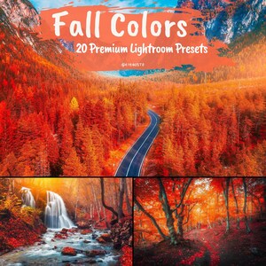 20 Fall LUTs Video Presets | LUTS Premiere Pro | Video LUTs Final Cut Pro | Cinematic LUTs | Affinity LUTS