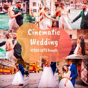 12 Filmische Hochzeit VIDEO Luts Premiere Pro und Final Cut Pro | Video Presets
