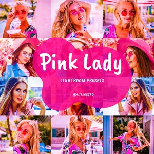 10 PINK PRESETS Lightroom Mobile Presets Desktop |Blogger Lifestyle Instagram Filters | Photo Presets for iPhone | Vibrant Lightroom Filter