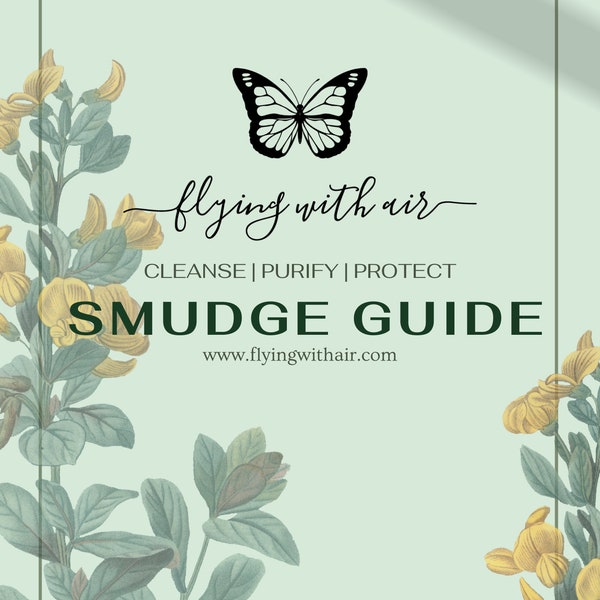 A Complete Smudge Guide | Cleansing Ritual Instructions | Instant Download | Beginner Witch Shaman Tip