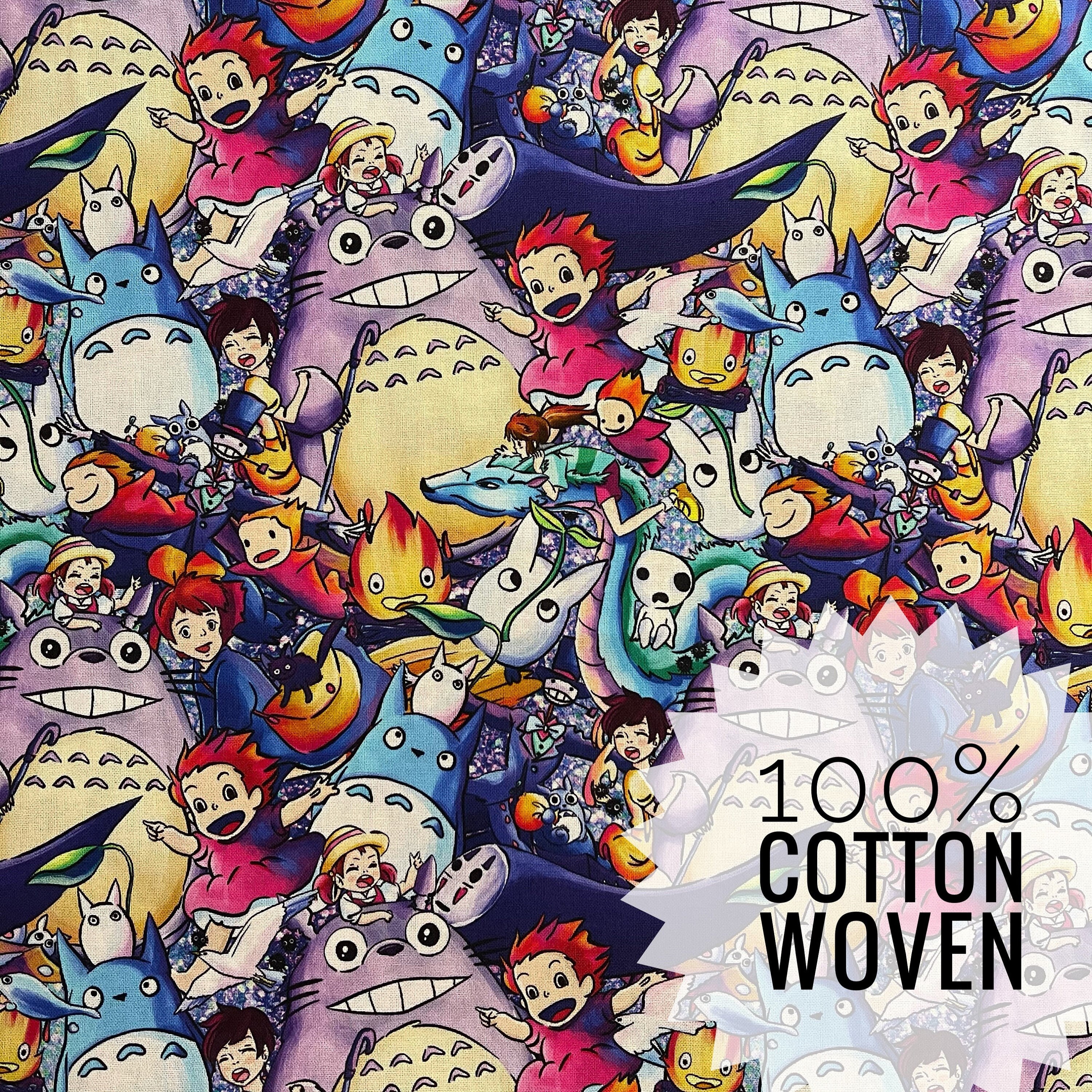 IN STOCK! | Studio Ghibli Anime | 100% Cotton Woven Fabric