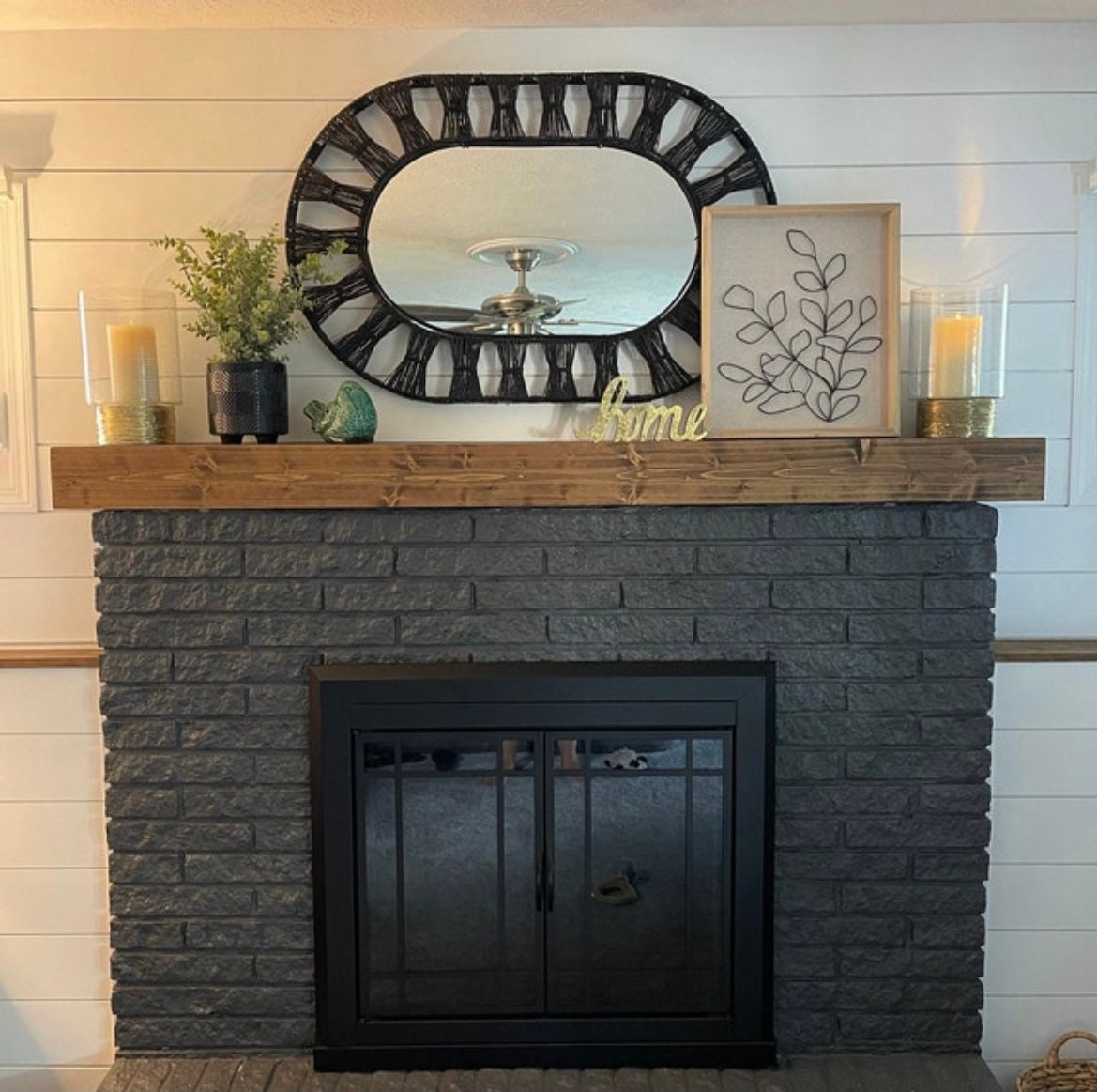 Fireplace Mantel Floating Mantel Floating Shelving - Etsy UK