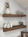Any Size Floating Shelf - Rustic Floating Shelf - Wooden Floating Shelf - Ledge Shelf - Hidden Bracket Floating Shelves - Farmhouse Decor