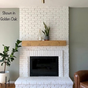 Any Size Fireplace Mantel, Floating Mantel, Custom Fireplace Mantel, TV Shelf, Floating Shelving, Wood Mantel