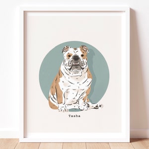 Custom Pet Portrait Illustration (digital portrait)