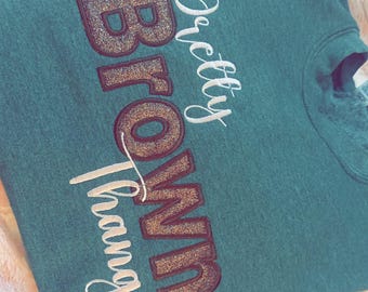 Pretty Brown Thang Embroidered Sweater| Pretty Brown Thang Sweater