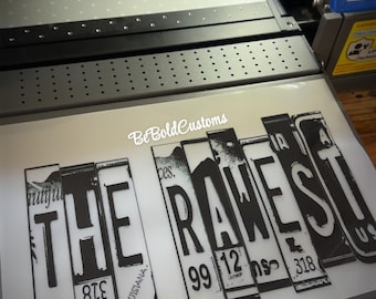 The Rawest|The Rawest Tshirt transfer|Custom DTF transfer