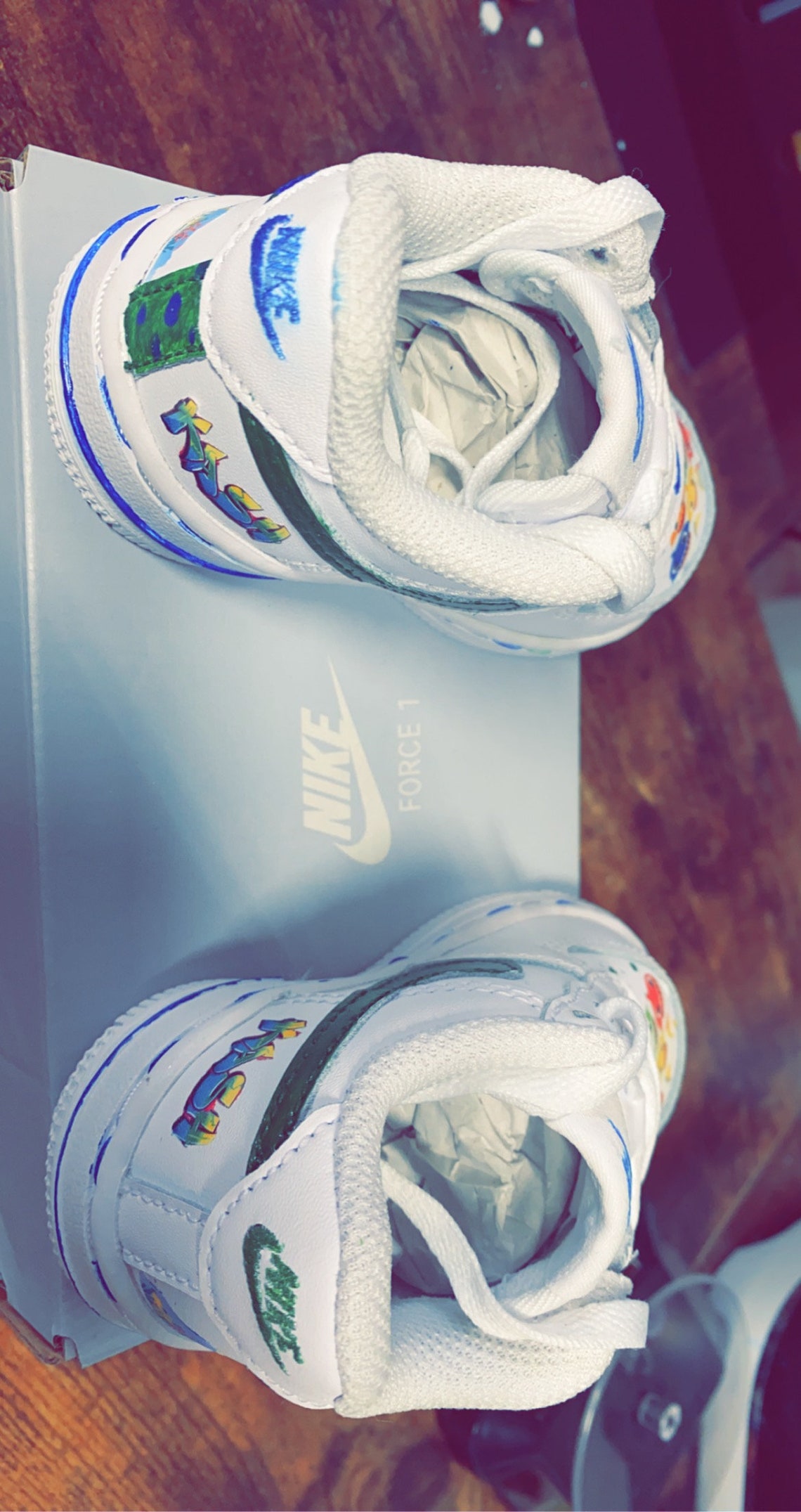 Baby Shark Air Force 1 Etsy