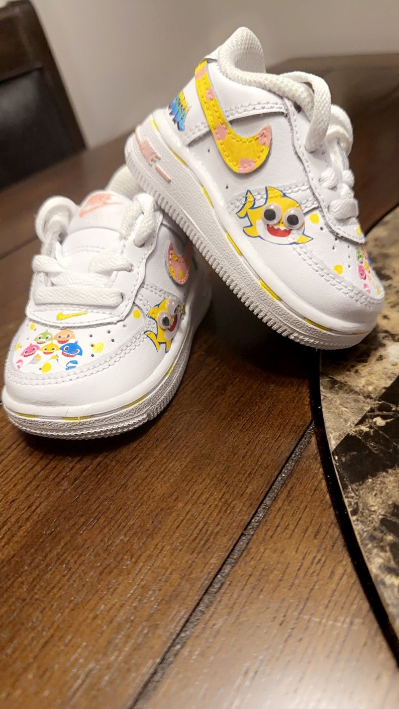 Baby Shark Air Force 1 Etsy