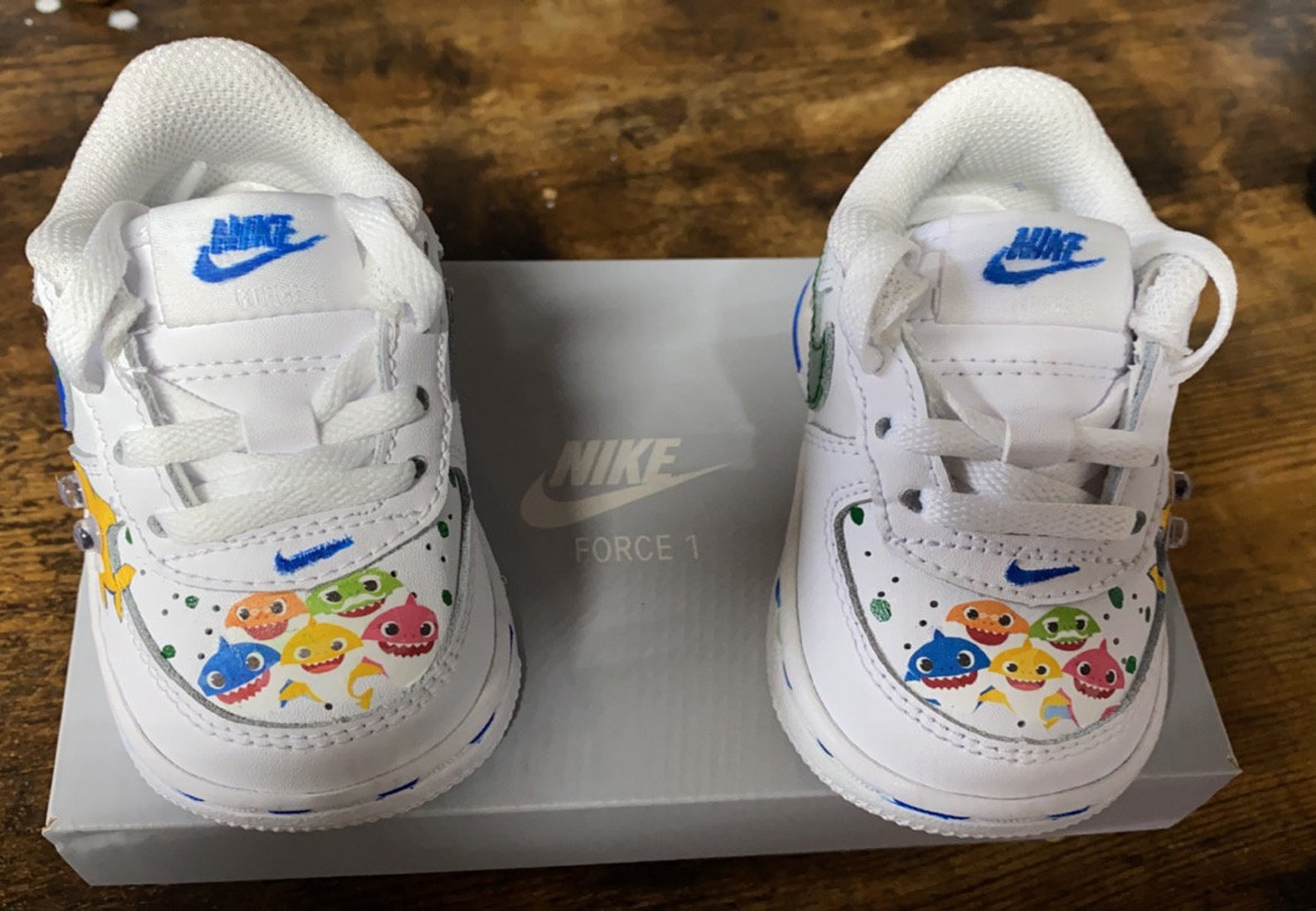 Baby Shark Air Force 1 Etsy