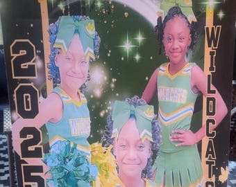 personalized banner|Glossy vinyl banner| birthday banner|banner for any occasion|ready to hang|cheer|football|wedding|gifts
