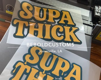 Supa Thick Custom DTF transfer,Ready to press DTF,
