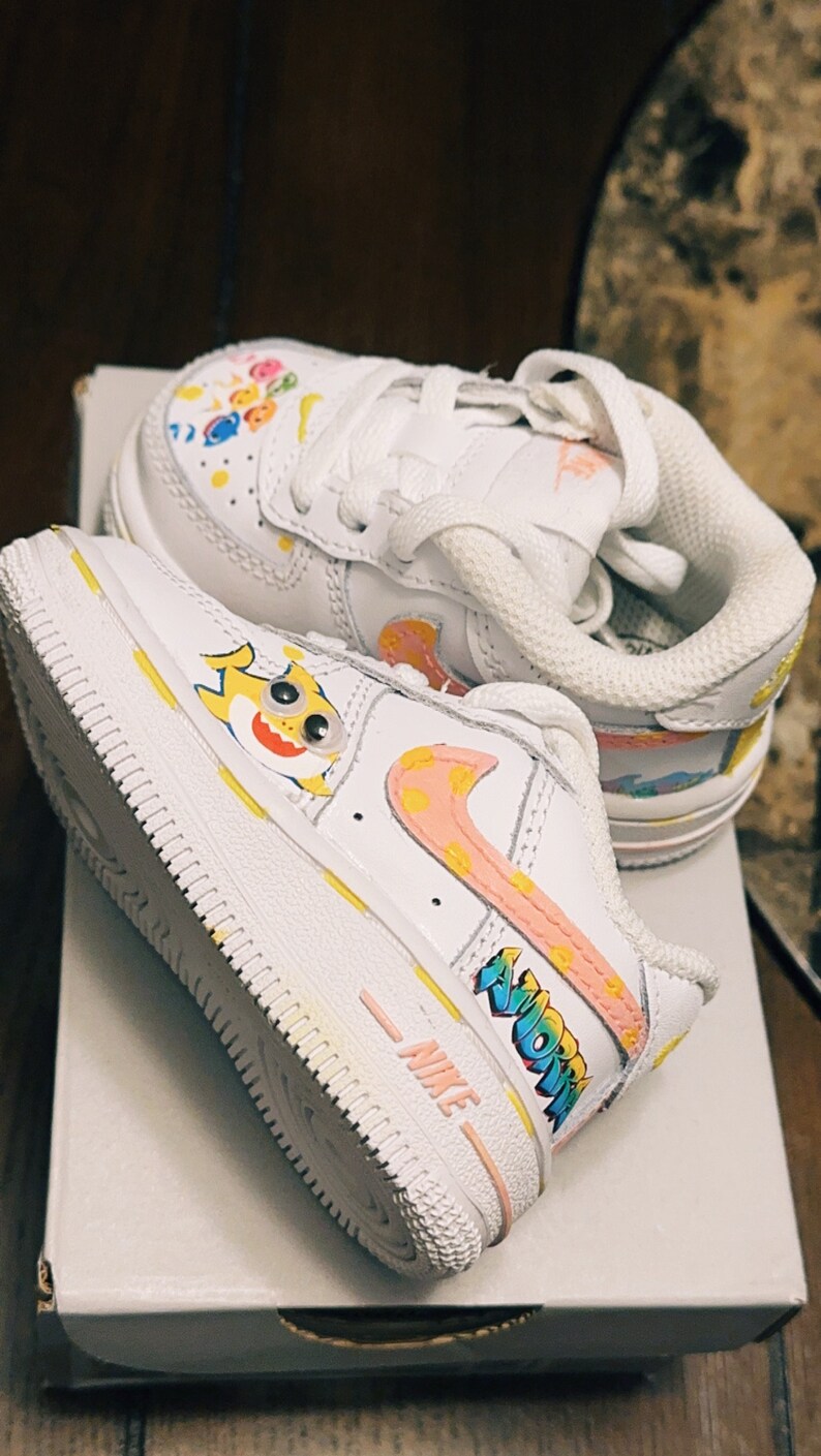 Baby Shark Air Force 1 Etsy