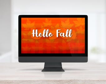 Papel de parede digital com tema de outono para desktop: personalize seu Mac ou PC para o outono.