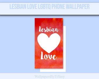 Papel de parede de amor lésbico LGBTQ para Android iPhone