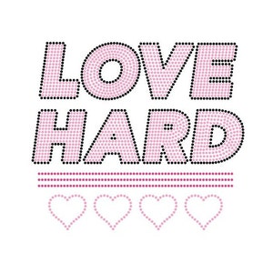 Rhinestone Template (Digital File Only) SS10 - Love Hard