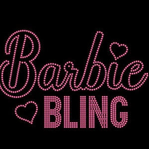 Rhinestone Template (SS10) - Digital File Only - Barbie Bling (11.490&quot; wide x 7.475&quot; tall)