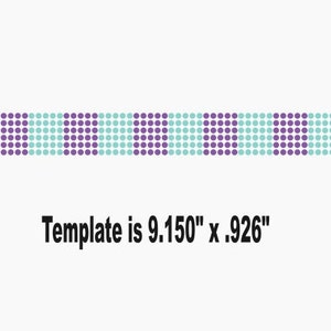 Plantilla de diamantes de imitación (solo archivo digital SS10) para pulseras - Relleno con bloques de color