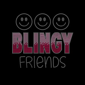 Rhinestone Template Blingy Friends