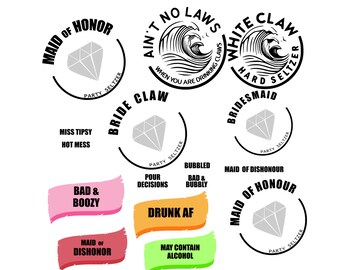 White Claw Svg File Etsy