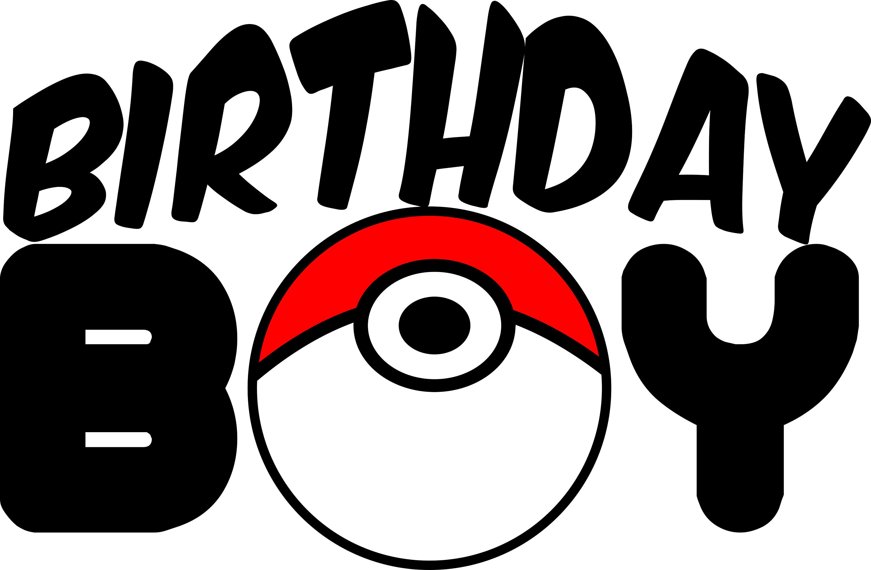 Pokeball Svg Pokeball Svg Birthday Boy Pokemon Svg Png Dxf Etsy