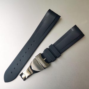Curved Rubber Band for Tudor Black Bay 22mm