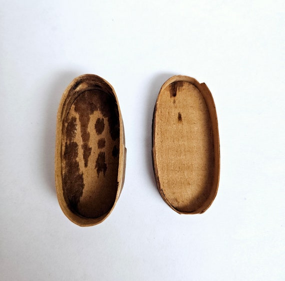 Late 1800's Antique Wood Medicine Box Labeled A.L. Sc… Gem