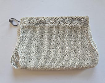 Vintage 1940s Genuine Mink Fur Muff Muffler Hand Warmer & Kover Zip Purse 13" X 11"