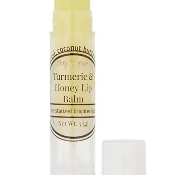 Turmeric and Honey Brightening Lip balm| Smokers lips| Dark lips