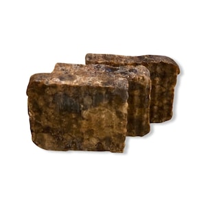 3oz Raw African black soap