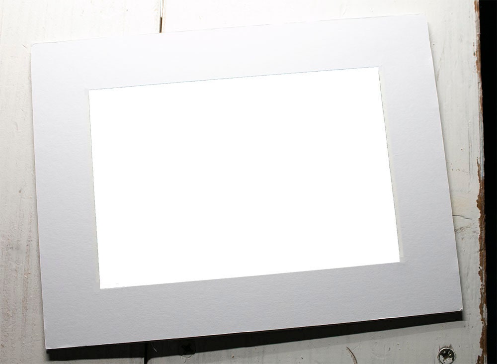 White Cardboard Frame for Framing Photographs / Postcards Etsy UK
