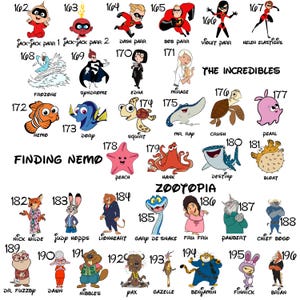 Custom Disney Trip Shirts, Family Matching Tees, 225 Disney Characters image 9