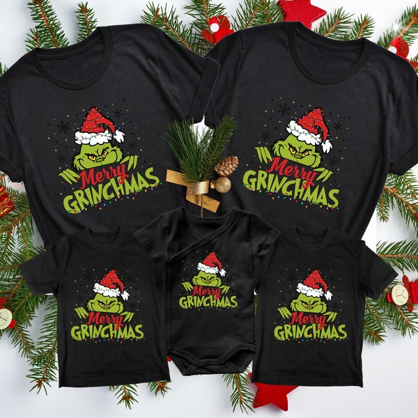 Grinchmas Shirt, Grinch Christmas Shirt, Christmas Shirt,  Christmas Grinch T-Shirts,Merry Christmas T-Shirts, Christmas Movie Shirts