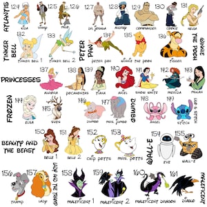 Custom Disney Trip Shirts, Family Matching Tees, 225 Disney Characters image 8