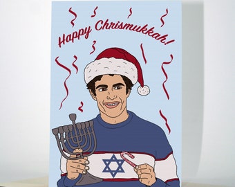Seth/The OC Chrismukkah greeting card