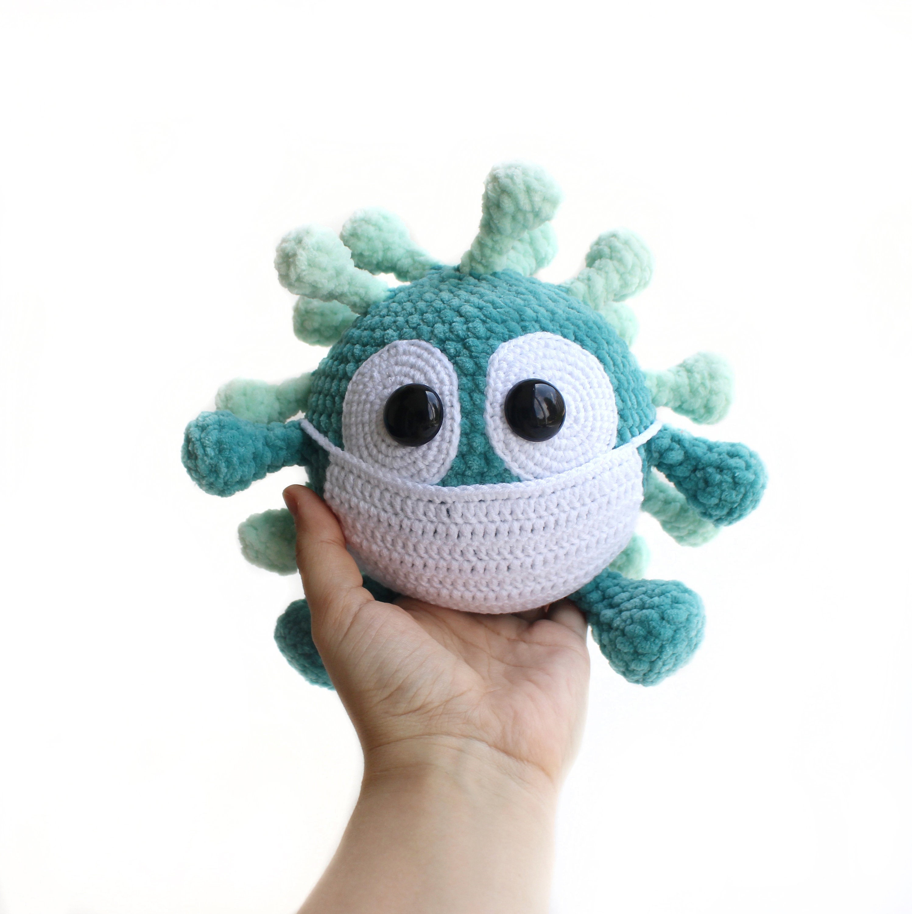 CROCHET PATTERN Virus toy Funny microbe toy Quarantine toy Etsy