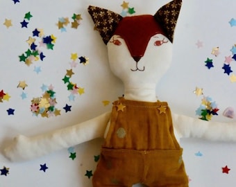 Jean-Paul the fox doll - Fox doll pattern
