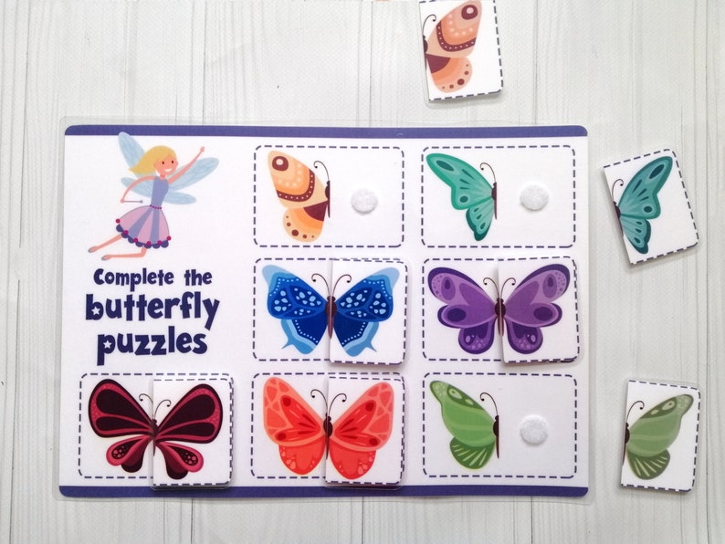 Busy book for fairy lover Kids homeschool activity binder