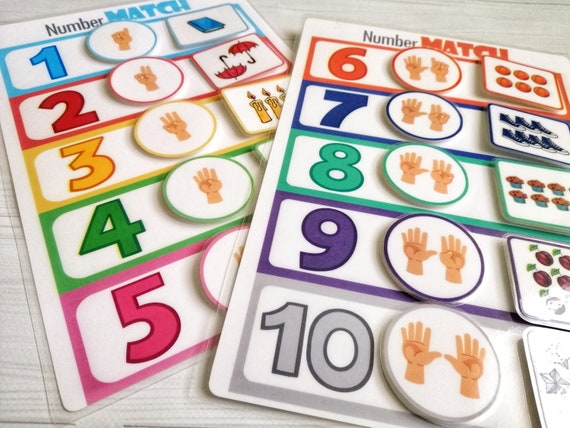 Counting Activity Preschool Math Learn To Count Preschool | Etsy