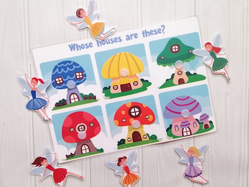 Busy book for fairy lover Kids homeschool activity binder